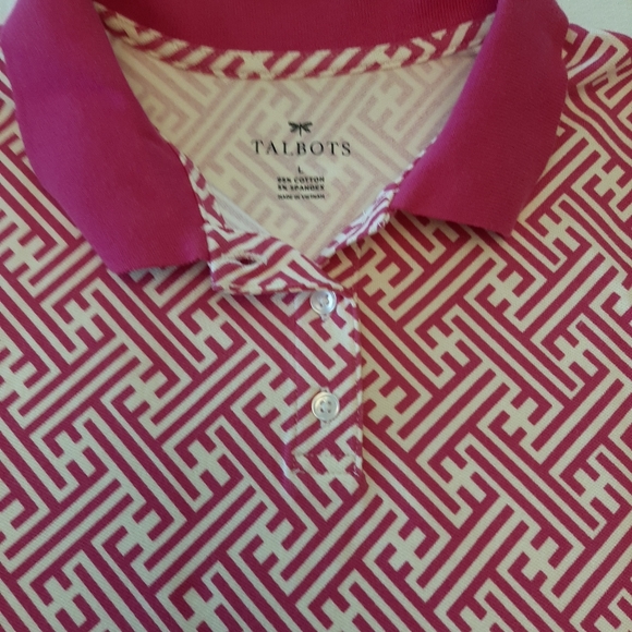 Talbots polo shirt womens large Nwt - Picture 4 of 6